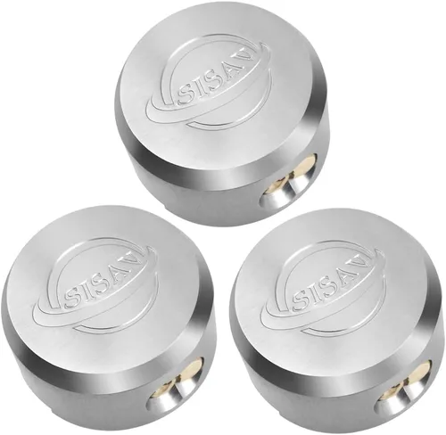 Miniatura 11 de Candado de grillete oculto Candado de aleación de aluminio Accesorios de acero inoxidable adecuados para exteriores, incluyendo remolque de camión