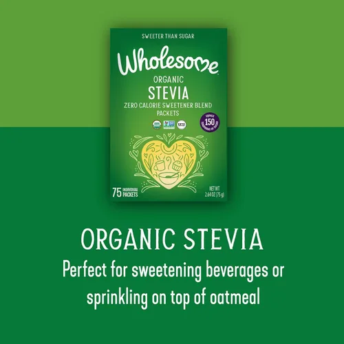 Miniatura 3 de Wholesome! - Stevia orgánica - 75 paquete(s)