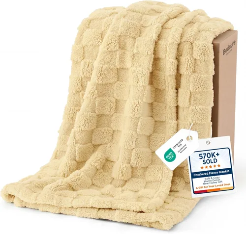 Miniatura 41 de Bedsure GentleSoft - Manta verde salvia para sofá, manta de forro polar a cuadros, regalos de Navidad para mujeres, hombres y niñas, bonita manta