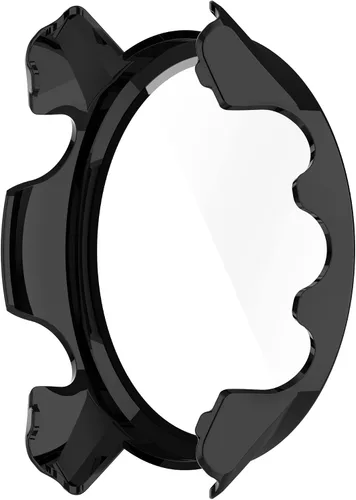 Miniatura 6 de Funda protectora compatible con Garmin Forerunner 955 Protector de pantalla para Garmin Forerunner 955 Solar PC+vidrio templado cobertura completa 3