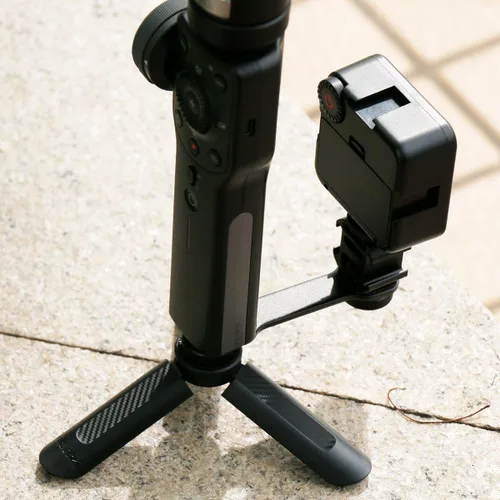 Miniatura 5 de ULANZI PT-3 Placas de montaje de zapata fría triple para micrófono de montaje de luz de video LED para trípode de micrófono Compatible con DJI OSMO