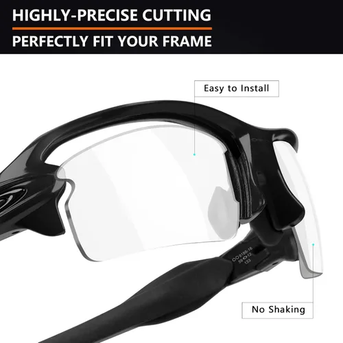 Miniatura 3 de Alphax Lentes de repuesto polarizadas para Oakley Flak 2.0 XL OO9188 - Múltiples opciones