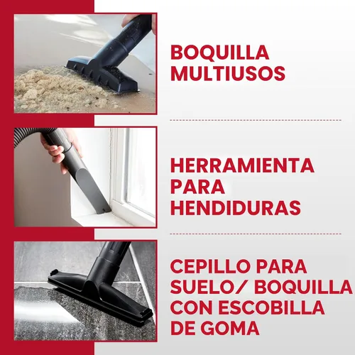 Miniatura 7 de Vacmaster Aspiradora húmeda/seca de acero inoxidable de 5 galones* 4 HP de pico - VOC508S 1101