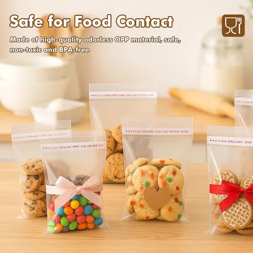 Miniatura 6 de DeELF Bolsas de celofán transparente de 9 x 12 pulgadas, 400 bolsas de sellado autoadhesivas a granel, bolsas de plástico para violonchelo