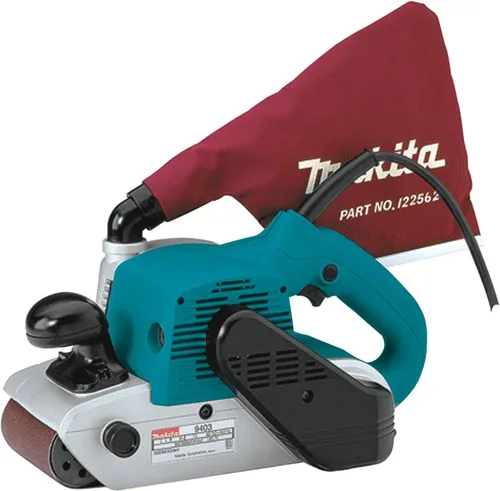 Makita 9403 4" x 24" Sander de cinturón con gamuza bolsa para el polvo