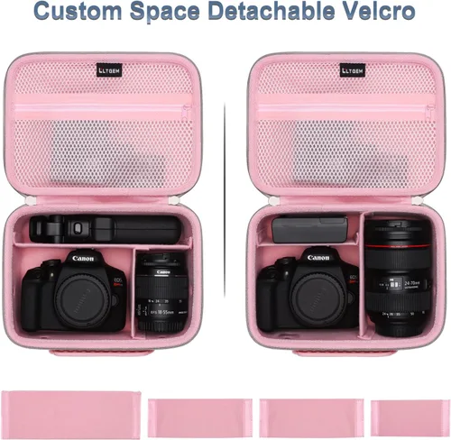 Miniatura 2 de Estuche para cámara compatible con Canon EOS Rebel T7/R50/R6 Mark II/R100/R50 V/T6/R8/R10/R5 Mark II/RP/R7/5D Mark IV/SL3/R5/T100 DSLR SLR Cámara
