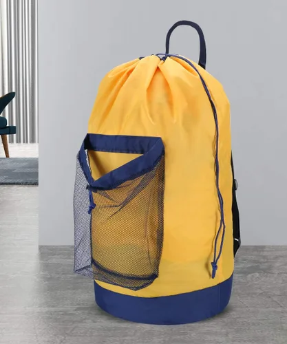 Miniatura 6 de Dalykate - Mochila para lavandería y ropa sucia con correas para el hombro Amarillo