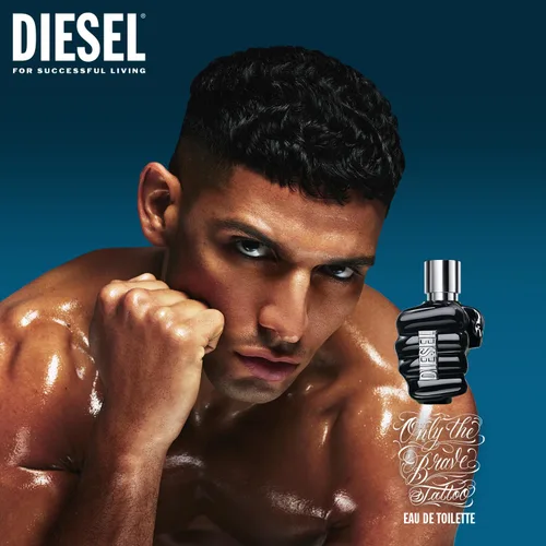 Miniatura 4 de Diesel Only The Brave Tattoo, Eau de Toilette para hombre, amaderado con notas de manzana, pimienta bourbon picante y tabaco, 1.2 onzas líquidas