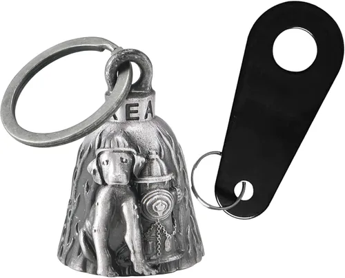 Miniatura 30 de Dream Apparel Campana de motocicleta Guardian Angel Drive Away Gremlin, campana de motociclista para hombres y mujeres, regalo de buena suerte
