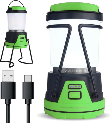 Linterna LED recargable para campamento, cortes de energía, huracanes, emergencias, senderismo, exteriores, luz de supervivencia eléctrica brillante