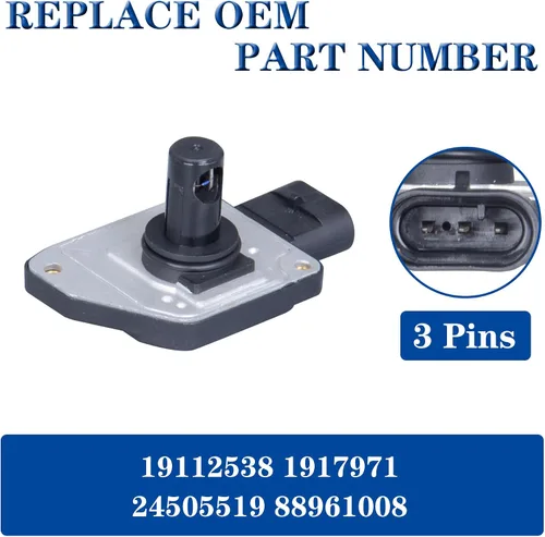 Miniatura 2 de Sensor Medidor de Flujo de Aire Masivo MAF Compatible con Buick Century Lesabre Regal Riviera; Chevrolet Camaro Lumina; Oldsmobile 88 Pontiac
