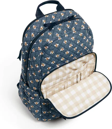 Miniatura 4 de Vera Bradley - Mochila Campus de algodón para mujer