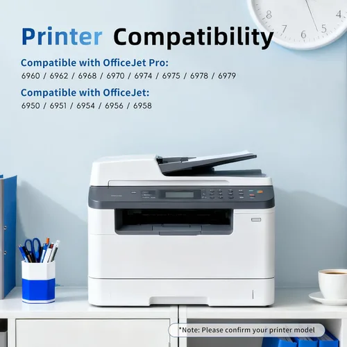 Miniatura 2 de 902XL Cartucho de tinta de alto rendimiento de repuesto para HP902XL HP902 902 XL Paquete combinado compatible con HP OfficeJet Pro 6960 6962 6968