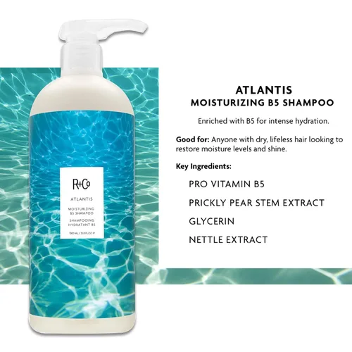 Miniatura 2 de R+Co Atlantis - Juego de champú y acondicionador hidratante B5 Hidratación profunda y reparación para cabello seco Vegano + libre de crueldad