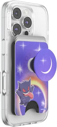 Miniatura 9 de Cartera para teléfono PopSockets con agarre expandible para teléfono, tarjetero para teléfono, Pokémon - Chansey Wonderland