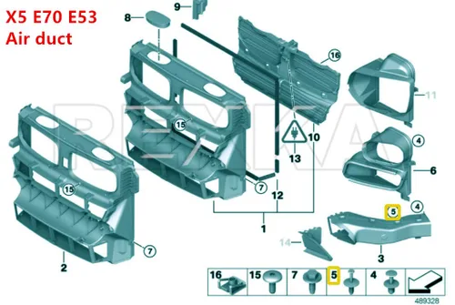 Miniatura 8 de Rexka 20 piezas Remache de clip de retención para parachoques compatible con BMW 51-11-8-174-185 51118174185
