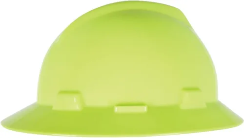 Miniatura 13 de MSA V-Gard Casco de Ala Completa con Suspensión - Carcasa de Polietileno, Protección Superior contra Impactos y Correas de Corona Autoajustables