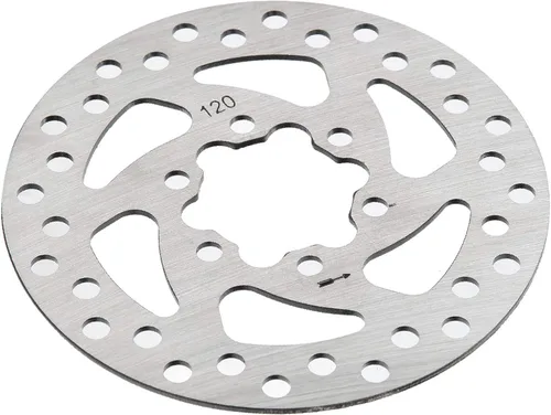 Disco de freno de 120, disco de freno eléctrico de acero inoxidable Patineta Rotor Pad Scooter eléctrico Disco de freno Piezas de repuesto 34