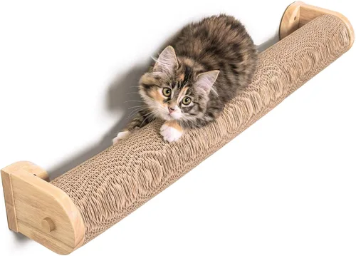 Miniatura 16 de Ascentials - Grand Suite Cat Scratcher Playground - Estructura de juego de torre alta para gatos, áreas de rascado de sisal, fieltro gris, chapa