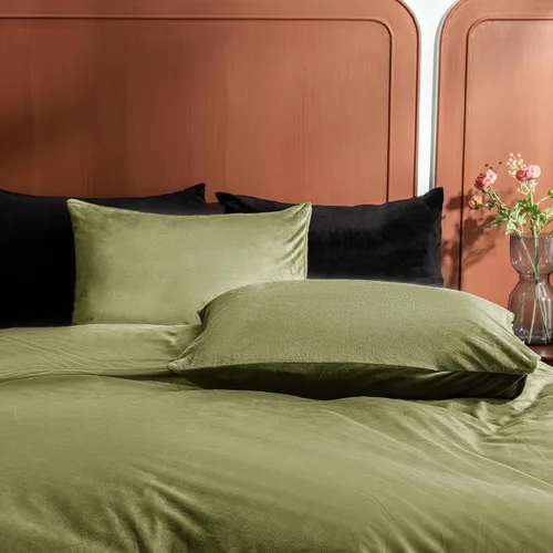 Miniatura 6 de Paquete de 2 fundas de almohada de terciopelo Queen con cremallera, súper suaves y acogedoras, fundas de almohada de franela difusa de lujo