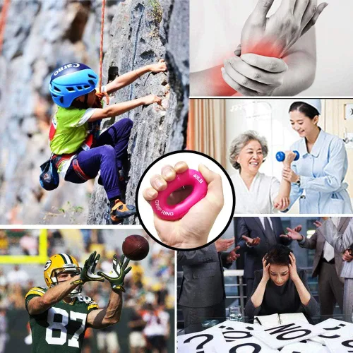 Miniatura 7 de Boaton Empuñaduras para gimnasio, levantamiento de pesas, dominadas, escalada en roca, niños y niñas