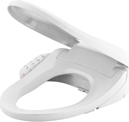 Miniatura 4 de Kohler PureWash E590 Asiento de Inodoro Bidé Alargado con Calefacción, Blanco con Panel Lateral, Agua Tibia, Secadora, Tapa de Cierre Silencioso
