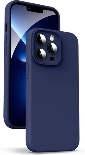 Miniatura 112 de Supdeal Funda de silicona líquida para iPhone 12 Pro Max, [protección de cámara] [antihuellas dactilares] [carga inalámbrica] Funda protectora de 4