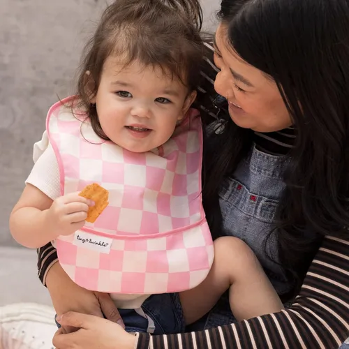 Miniatura 2 de Tiny Twinkle - Baberos a prueba de manchas para bebés para comer Baberos impermeables y lavables para niños pequeños con bolsillo para todo