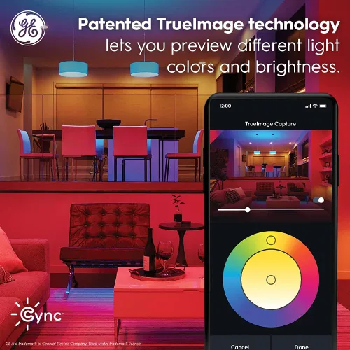 Miniatura 4 de GE Cync - Tira de luz LED inteligente, tira de luz LED para decoración de habitación con cambio de color, funciona con Alexa y Google Home