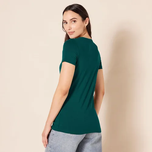 Miniatura 308 de Amazon Essentials Women's Regular-Fit Short-Sleeve Crewneck T-Shirt