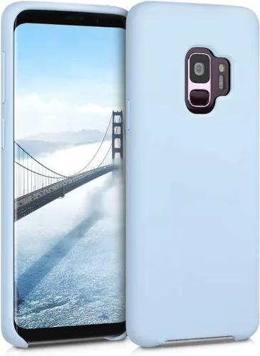 Miniatura 328 de kwmobile Funda compatible con Samsung Galaxy S22 - Funda de silicona TPU con acabado suave - Blue Reef