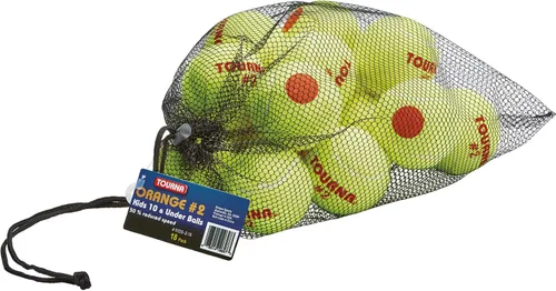 Miniatura 7 de Tourna Orange Dot - Pelotas de tenis de baja compresión