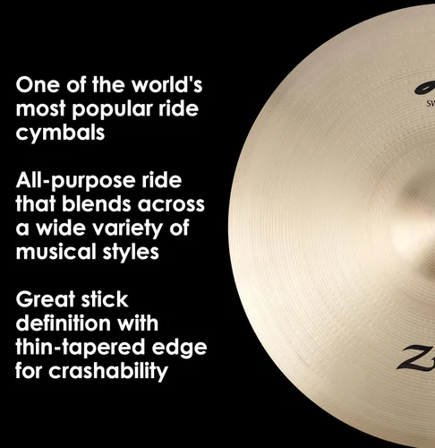 Miniatura 5 de Zildjian Serie A Sweet Ride Platillo - 21 pulgadas