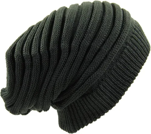 Miniatura 24 de RW Rasta larga Slinky Beanie Sombreros