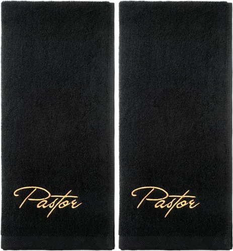 Miniatura 7 de Buryeah 2 Piezas Toallas de Mano Pastor Toallas de Mano Bordadas Cristianas Regalos de Apreciación para el Clero de la Iglesia Cristiana para el Día