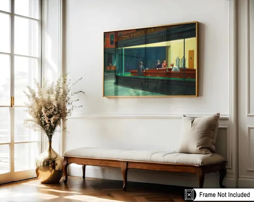 Miniatura 261 de Poster Master Póster vintage de pintura de película de Nueva York, impresión retro de teatro, arte Moody, arte de soledad, arte realismo, arte