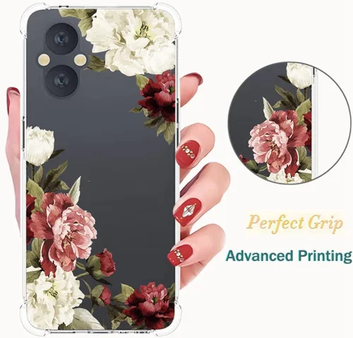 Miniatura 5 de Funda para OnePlus Nord N20 5G, para OnePlus N20 Funda transparente para niñas y mujeres, TPU suave a prueba de golpes, funda protectora