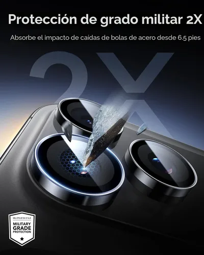Miniatura 4 de ESR Protector de lente de cámara para iPhone 17 Pro Max, 17 Pro, 16 Pro Max, 16 Pro, 15 Pro Max, 15 Pro, 14 Pro Max, 14 Pro, 14 Pro, protectores