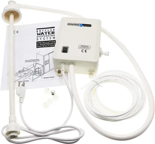 Miniatura 2 de Sistema de bomba dispensadora de agua embotellada TDRRICH, bomba de agua eléctrica para beber de un solo tubo, con caudal de 5 galones, potencia