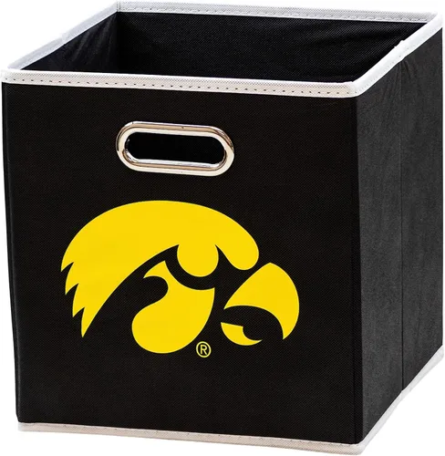 Miniatura 21 de Franklin Sports Cubos de almacenamiento de tela del equipo universitario de la NCAA hechos para adaptarse a organizadores de almacenamiento