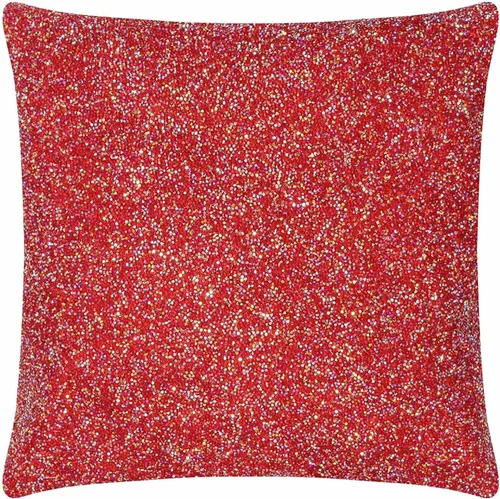 Miniatura 10 de Almohada luminosa, diamantes de imitación brillantes, terciopelo suave, inserto de fibra hipoalergénica, funda lavable, acento de decoración