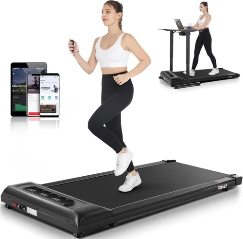 Cinta de Caminar Portátil con Capacidad de 300 Libras, Cintas de Correr Portátiles para Casa y Oficina, Cinta de Correr Bajo el Escritorio con