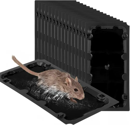 Miniatura 8 de Paquete de 6 trampas adhesivas para ratones, súper grandes de 47.2 x 11 pulgadas, trampas de pegamento para ratones y ratas, trampas para interiores