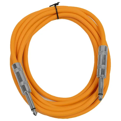 Miniatura 28 de Seismic Audio - SASTSX-2 - Cable TS de 2 pies de 1/4" para guitarra, instrumento o conexión, color púrpura