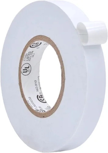 Miniatura 13 de WOD ETC766 - Cinta eléctrica blanca de uso general de grado profesional con núcleo certificado UL/CSA. Cinta eléctrica adhesiva de goma vinílica