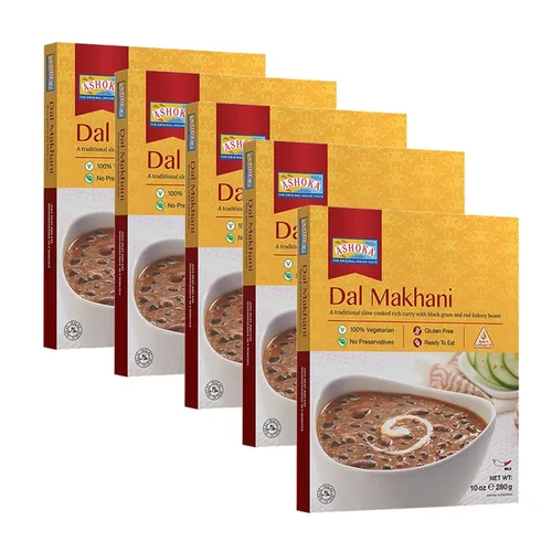 Miniatura 18 de Ashoka Comidas indias listas para comer desde 1930, 100% vegetariano Dal Makhani, comida india totalmente natural cocinada tradicionalmente, a base