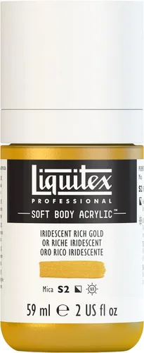 Miniatura 46 de Liquitex Professional Soft Body - Pintura acrílica, botella de 2 onzas (59 ml), blanco titanio Titanio Blanco