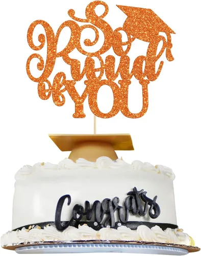 Miniatura 26 de 1 pieza de decoración de pastel de felicitaciones 2023 con purpurina azul para diploma de graduación, selección de pasteles de felicitaciones clase