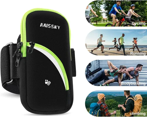Miniatura 6 de Brazalete para teléfono celular para correr, entrenamiento, ejercicio, deportes, bandas de brazo, bolsa de bolsa, brazalete para correr para iPhone