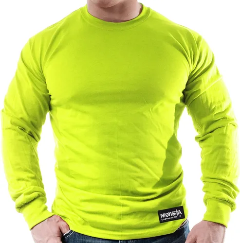 Miniatura 8 de Monsta Clothing Co. Entrenamiento de culturismo masculino (Monsta Classic-000) Gimnasio LNGSLV